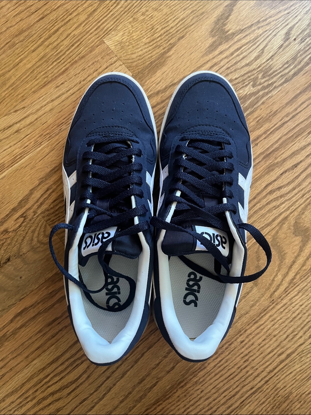 ASICS tiger- Japan S Navy and White Women's Athletic Sneakers